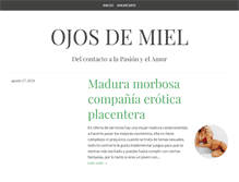 Tablet Screenshot of ojosmiel.com